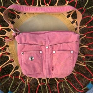 Pink Levi’s denim handbag